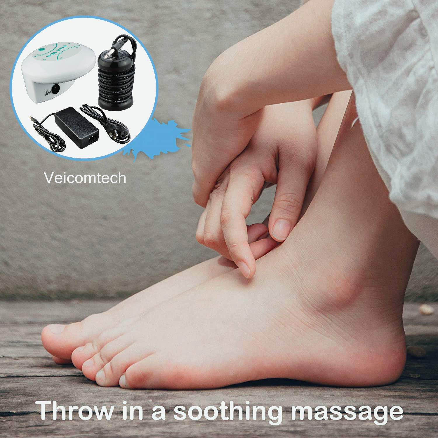 Portable Ionic Detox Foot Bath Machine, Ionic Detox Foot Spa Chi Cleanse with 5 Liners for Home Use Spa Club Salon or Holiday Travel Gift US Stock(Tub not Include): Beauty