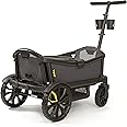 Veer All-Terrain Cruiser | Premium Off-Road Wagon Stroller for Babies, Toddlers, and Kids | Push/Pull/Push-Along Steering for Uneven Terrain | JPMA Certified | Lightweight and Collapsible | 2 Seats