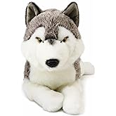 Ice King Bear Siberian Wolf Stuffed Animal Plush Toy 14 Inches Length