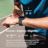 FITVII Smart Watch Heart Rate Blood Pressure Blood Oxygen Sleep Tracking view 6