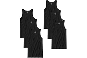 Andrew Scott Men's Cotton A-Shirt Tanks | Tag Free 100% Cotton Tank Tops |Multi Packs-Colors