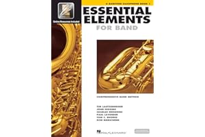 Essential Elements for Band – Eb Baritone Saxophone Book 1 with EEi Online Resources | Baritone Sax Method Songbook and Sheet Music for School Band Students and Teachers | Comprehensive Band Method
