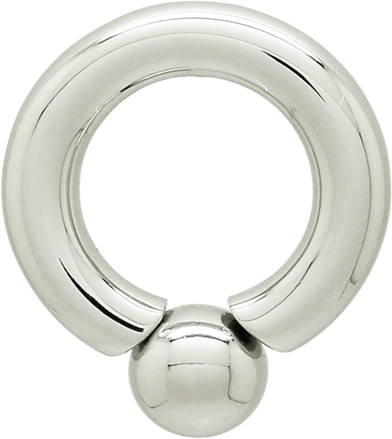 ACECHANNEL G2 Titanium Body Piercing Jewelry Monster Screw in Ball Ring