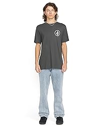 Volcom Men's Solver Denim Jean, Carolina Blue, 28x34