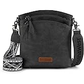 Montana West Double Compartments Cross Body Bag for Women with Adjustable Strap and Specialized Pocket