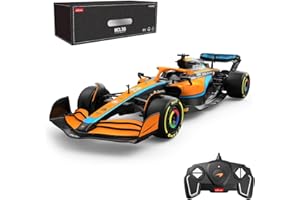 RASTAR McLaren Formula 1 Race Toy Car 2022, 1:18 F1 McLaren MCL36 Remote Control Car Model Vehicle Lando Norris + Daniel Ricc