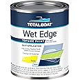 TotalBoat-365400 Wet Edge Marine Topside Paint for Boats, Fiberglass, and Wood (Yellow, 1 Quarts (Pack of 1))