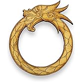 Ornament - Celtic Dragon - Raw Wood 3x4in