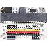 EF ELECFREAKS microbit Sensor:bit 3v Expansion Board Mini Micro:bit Breakout Board with 16 GVS Interface Integrated Buzzer and Audio Jack Adapter Shield IO IIC Ports with Building Jack