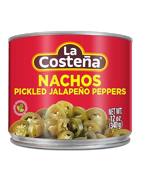 LA COSTEÑA SLICED NACHO JALAPENO PEPPERS – PICKLED...