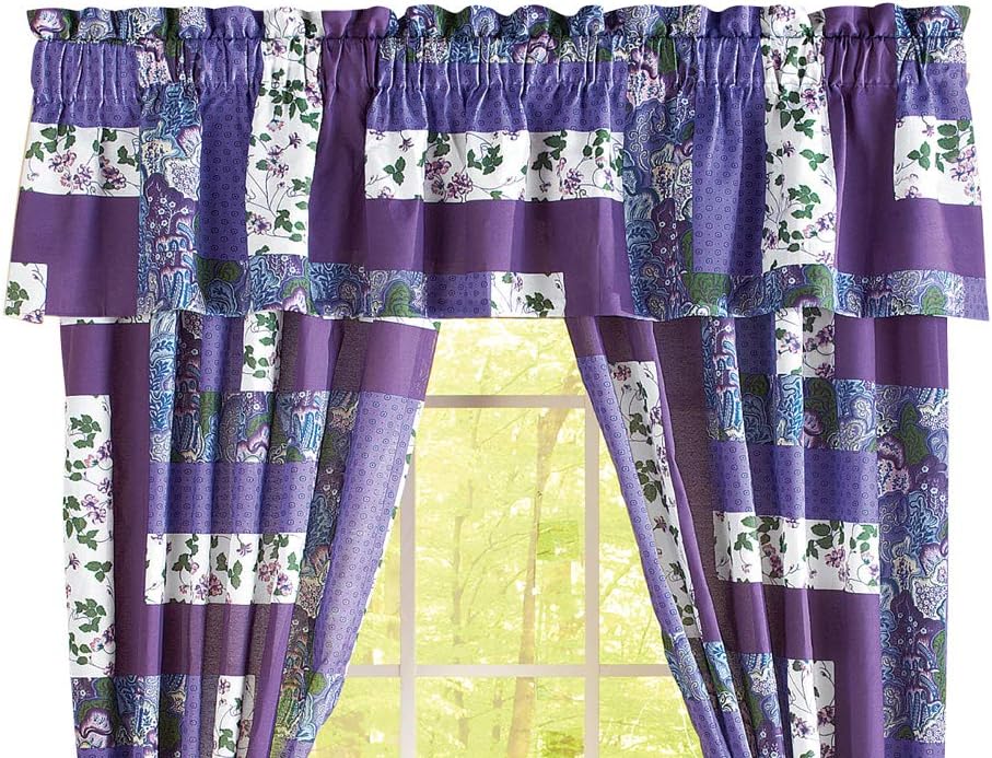 Best Kitchen Curtains Lilac Plaid