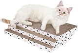 ComSaf Cat Scratcher Cardboard Large 43x26 cm 3PCS Double-Sided