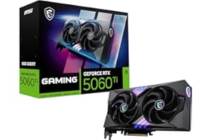 MSI Gaming RTX 5060 Ti 8G Gaming OC Graphics Card (8GB GDDR7,TBA-bit, Extreme Performance: 2617 MHz, DisplayPort x3 2.1a, HDM