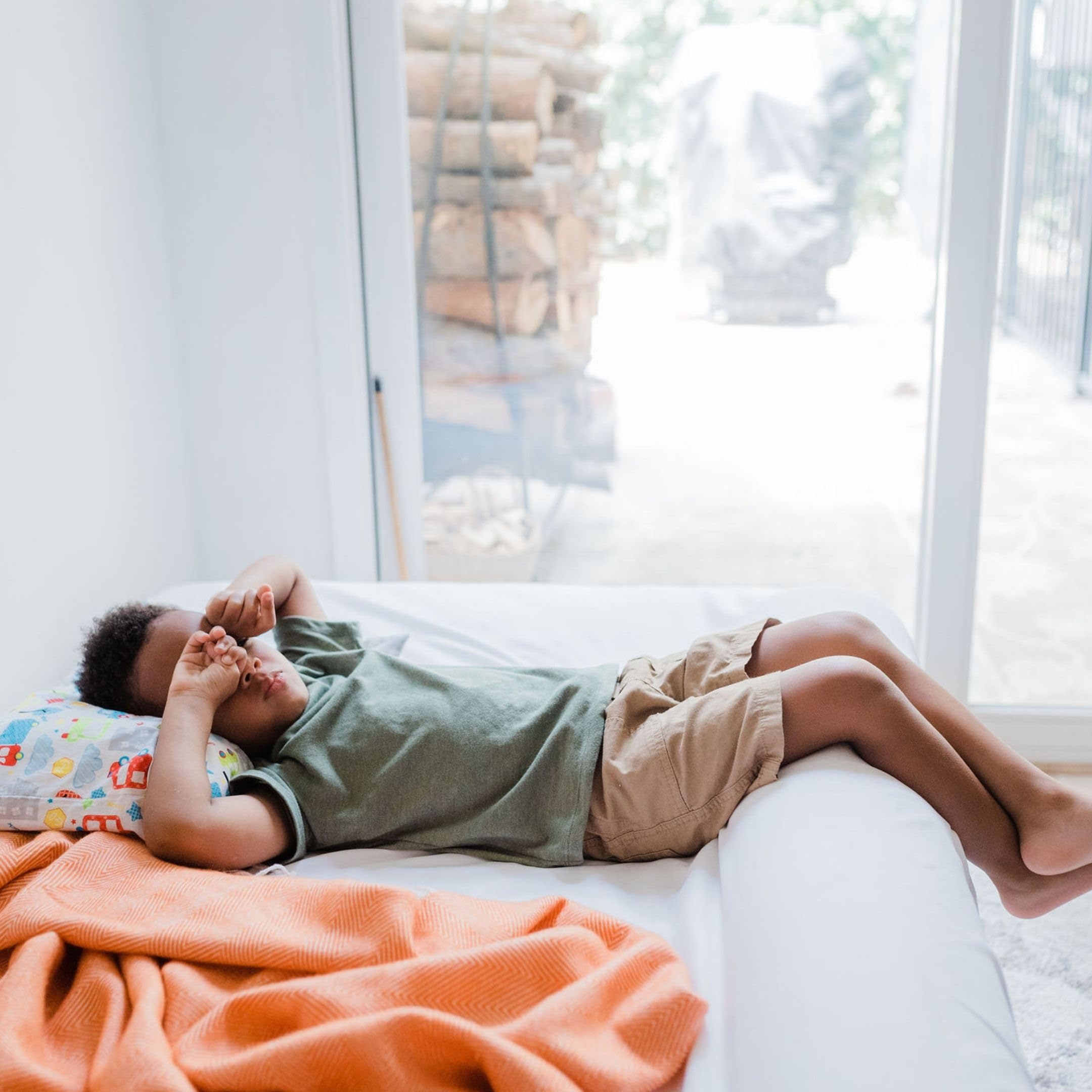 Little Sleepy Head Bed Bumper for Toddlers | Toddler Bed Rail | Toddler Bed Rail with Soft Cover | Foam Safety Rail with Stay-Put Cover | Twin Bed Bumper for Toddlers for Home or RV (1-Pack)
