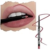Runway Rogue Designer Liner Lip Pencil, Matte Cool Berry-Rose Lip Liner Pencil and Lip Liner Sharpener, ‘Camera Ready’
