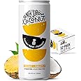 Once Upon a Coconut Pineapple Coconut Water - Natural Hydrating Low Calorie Drink with Electrolytes - 10.8 fl oz (Pack of 12)