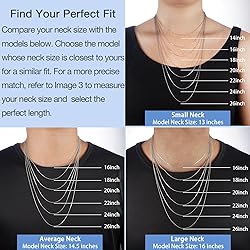 Jewlpire 925 Sterling Silver Chain for Women Girls
