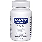 Pure Encapsulations CoQ10-250 mg CoQ10 - Brain Support Supplement* - Mitochondrial & Cellular Energy Support* - Non-GMO & Vegetarian - 60 Capsules