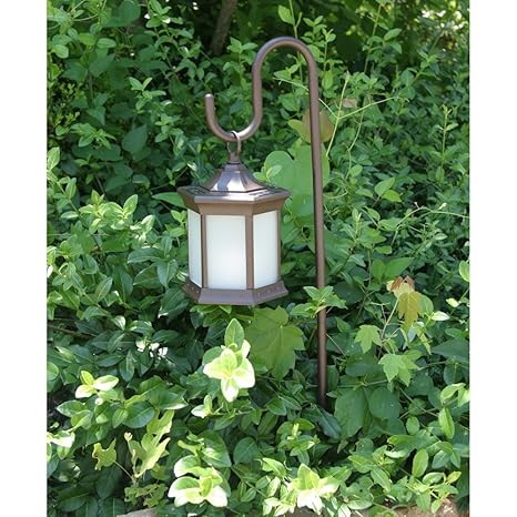 Shepherds hook solar lantern