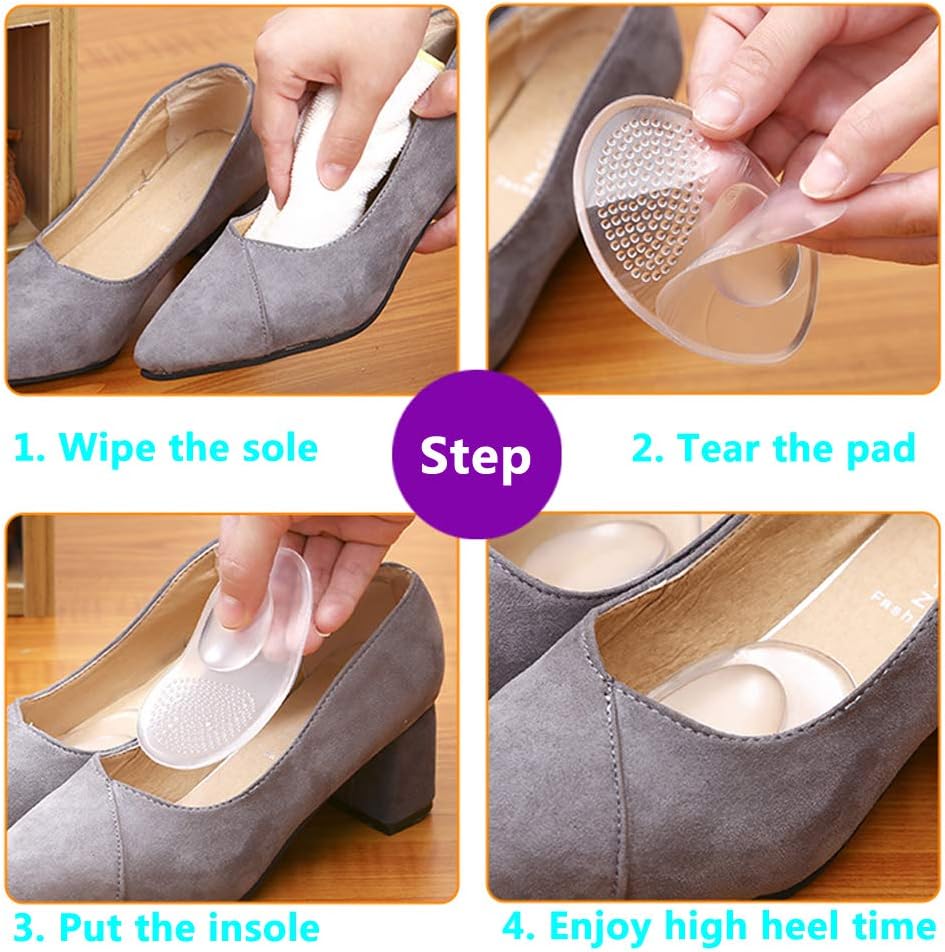 3pcs Foot Cushions, High Heel Cushion Insert for Women Foot Pain Relief,: Health & Personal Care