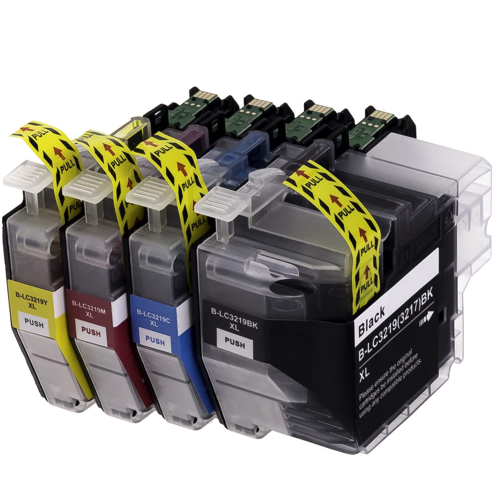 BVH LC3219XL Ink Cartridges compatible with Brother LC3219XL LC3217 Ink for Brother MFC-J5330DW MFC-J5730DW MFC-J5930DW MFC-J6530DW MFC-J6930DW MFC-J6935DW MFC-J5335DW 4 ink carts