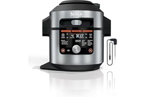 Ninja OL701 Foodi 14-in-1 SMART XL 8 Qt. Pressure Cooker Steam Fryer with SmartLid & Thermometer + Auto-Steam Release, that A