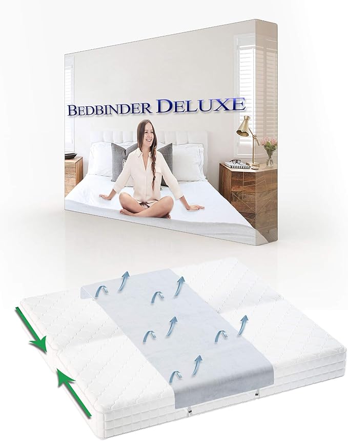 Bedbinders Twin Bed Connector & Mattres gap filler to create your