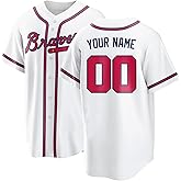 GLOOLVEEG Custom Baseball Jersey for Men Women Personalized Baseball Shirts The Name Number and Logo for Sports Fans