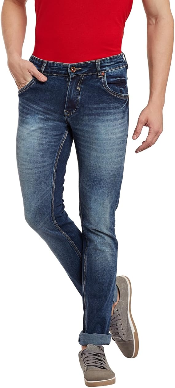 Buy Duke Men's Slim Fit Jeans (SDT5876_Grey_36W x 32L) at Amazon.in