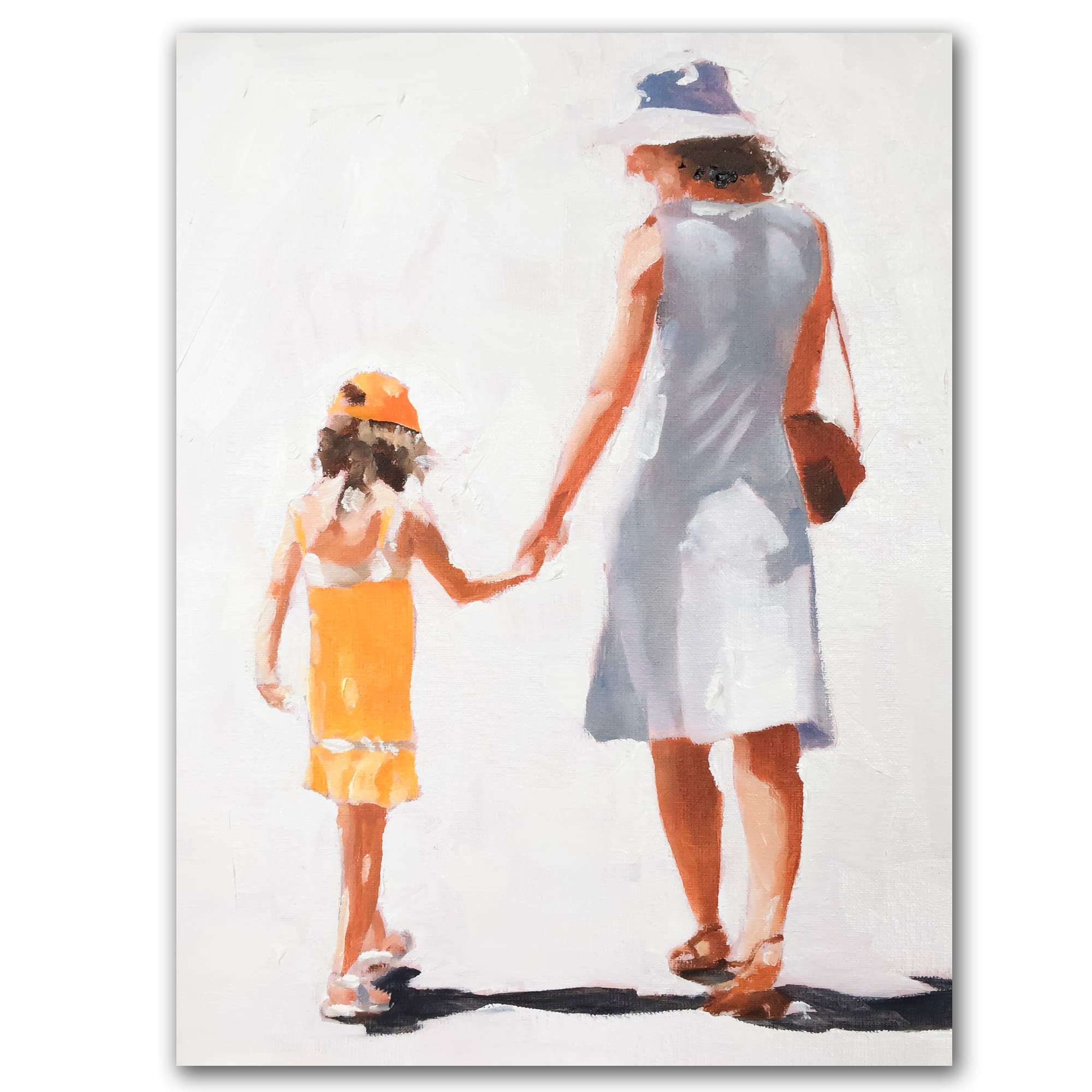 James Coates - Mother and Daughter Art Print Poster Wall Art 16 x 12 inches (A3)