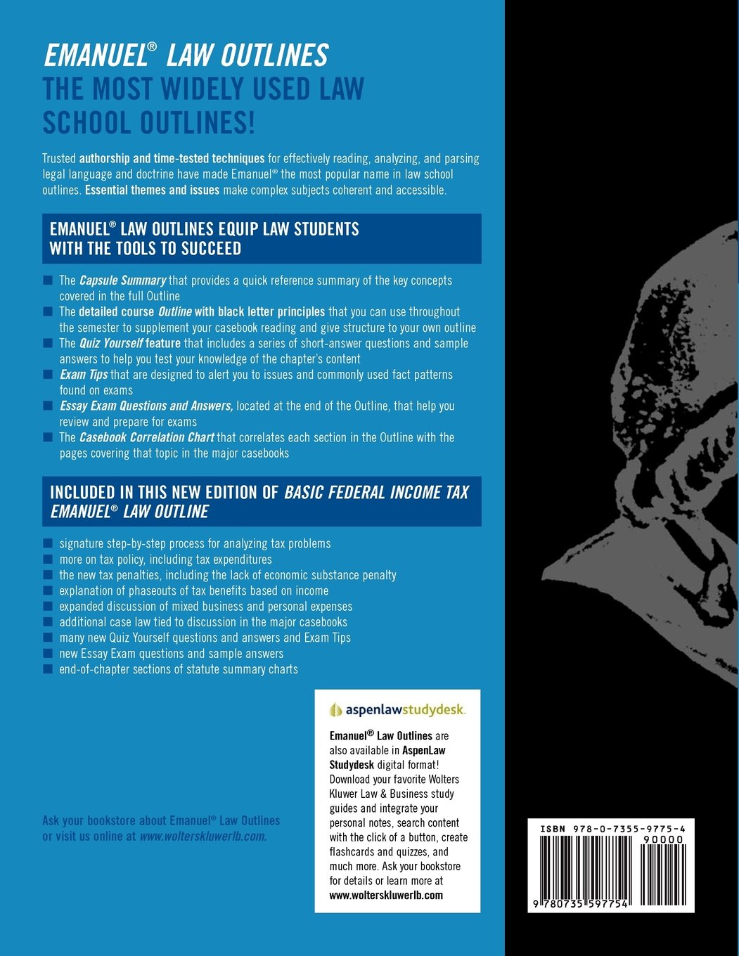 Emanuel Law Outlines for Basic Federal Income Tax: Amazon.co.uk: Gwendolyn  Griffith Lieuallen: 9780735597754: Books