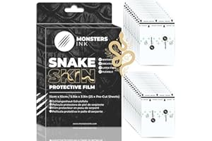 Monsters Ink Premium Matte Second Skin Tattoo Bandage, Ulta Thin Second Skin Tattoo Aftercare for Tattoo Recovery (15cm x 10c