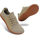 relxfeet Men's Barefoot Shoes Minimalist Cross-Trainer Shoes Wide Toe Walking Shoes Zero Drop Sole Trail Running Sneakers