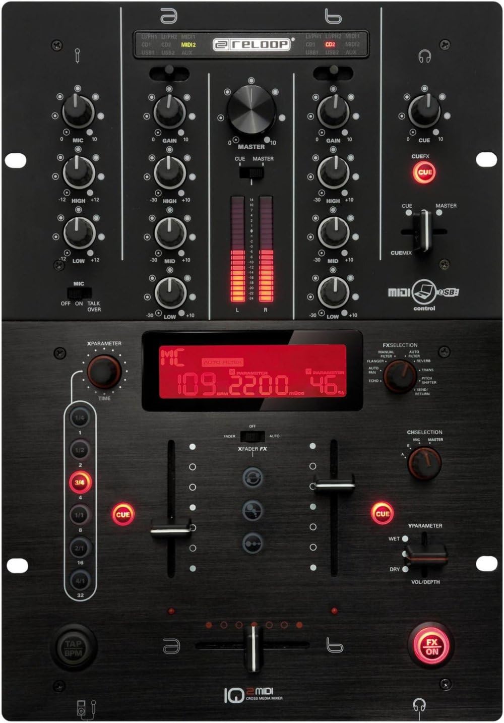 Reloop IQ2 MIDI 2KanalDJMixer incl. Traktor PC MAC Amazon.de