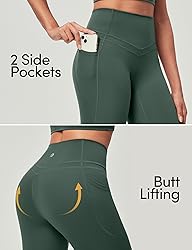 IUGA Compression Leggings with Pockets for Women