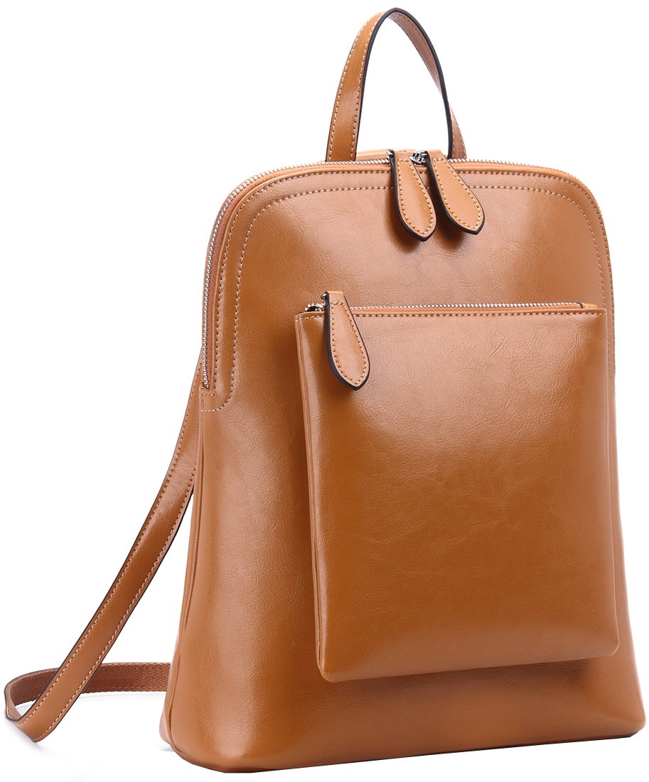 womens vintage leather backpack