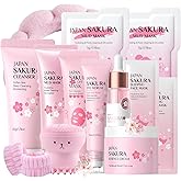 Sakura Skin Care Set for Teen Girls Birthday Gifts - Kids Skin Care Set for girls Ages 8-12 -Skincare for Girls 10-12 - Skin Care for Kids 8-9 - Skin Care Kit for Women Christmas Gifts