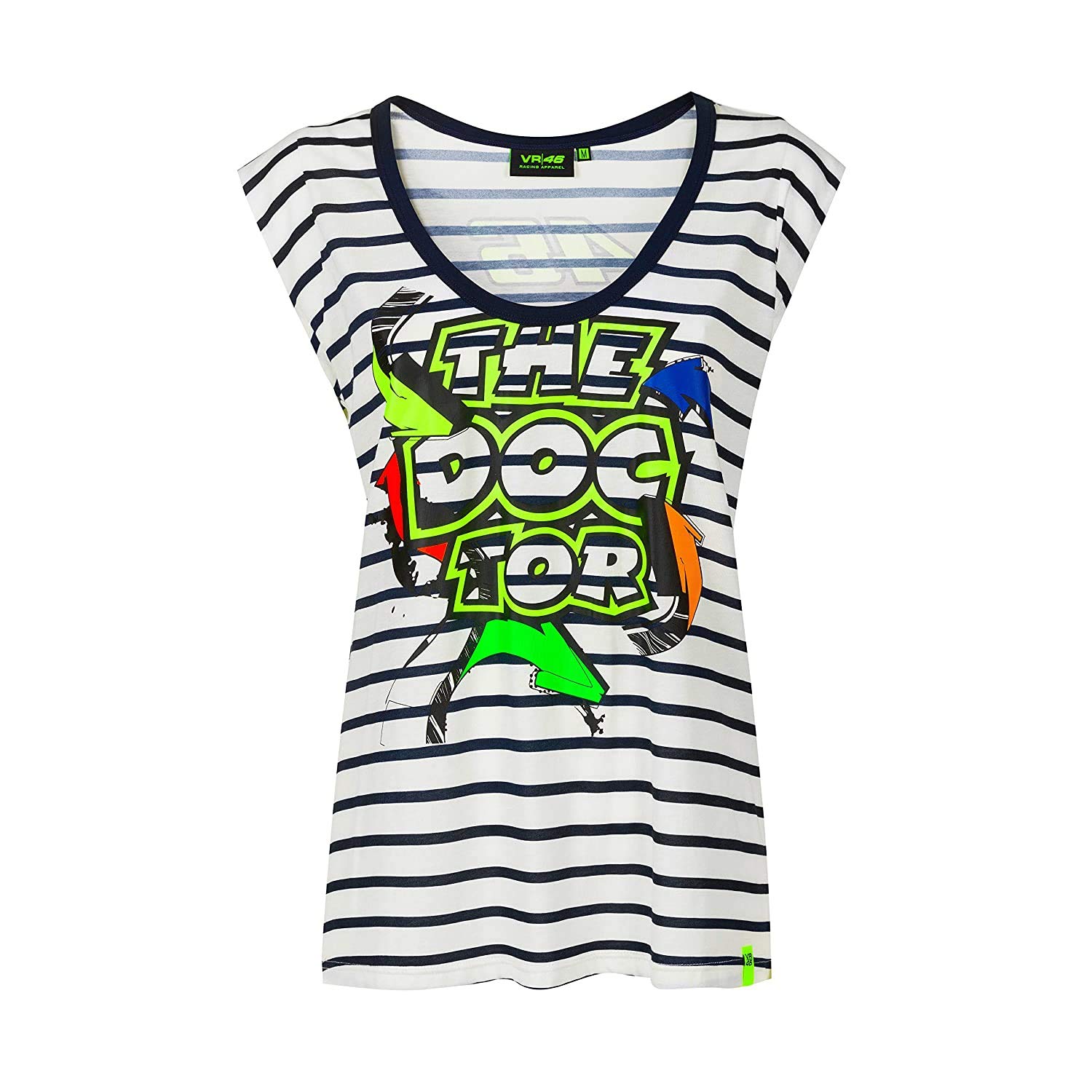 Valentino Rossi VR46 The Doctor Street Art Official MotoGP T-Shirt - White - XS