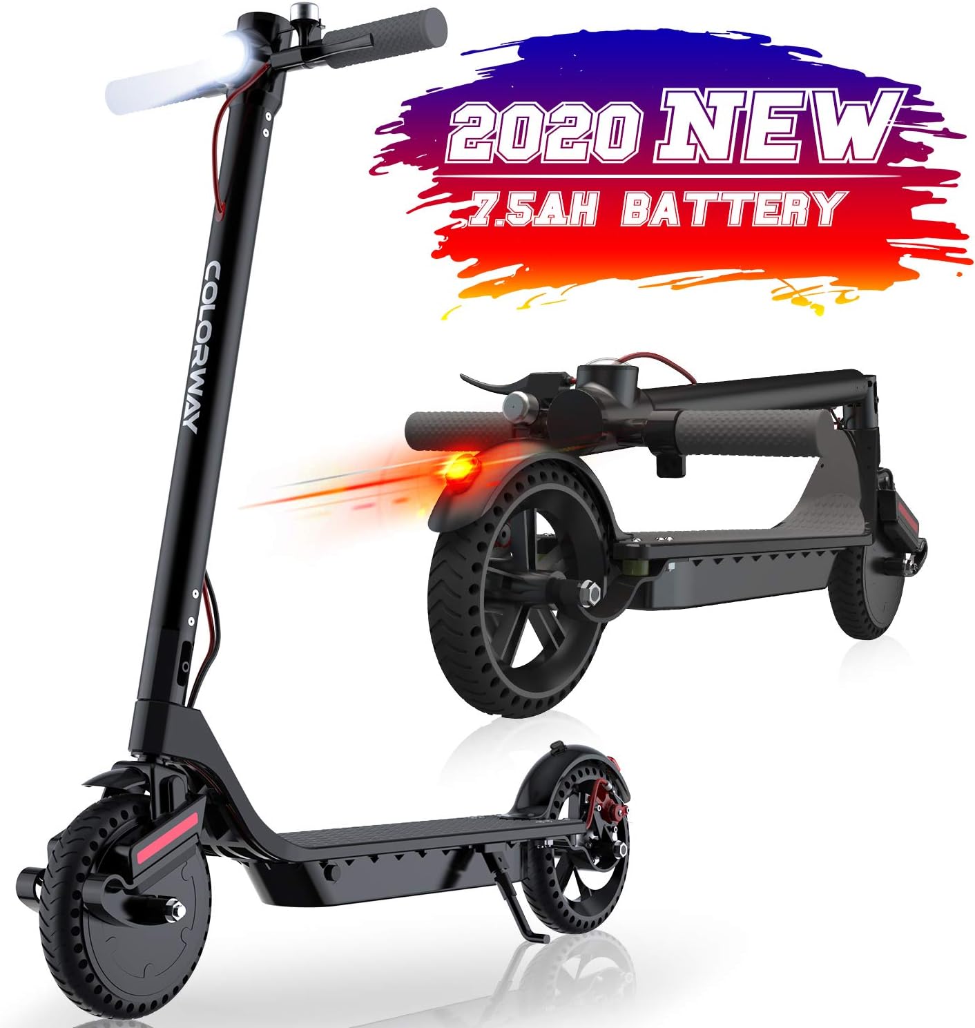 MARKBOARD Electric Scooter High Power Smart 8.5''E-Scooter, Lightweight Foldable with LCD-display Electric Foldable E-Scooter Portable &Lightweight Design For Adults and Teenagers