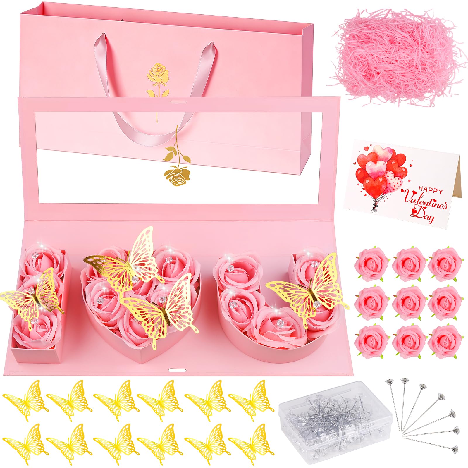 Photo 1 of QAUYETM Empty I Love You Box for Flowers Thicker Valentines Box