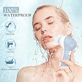 COSLUS Facial Spin Brush 7 in 1 Electric Exfoliator Waterproof Cleansing Device view 5
