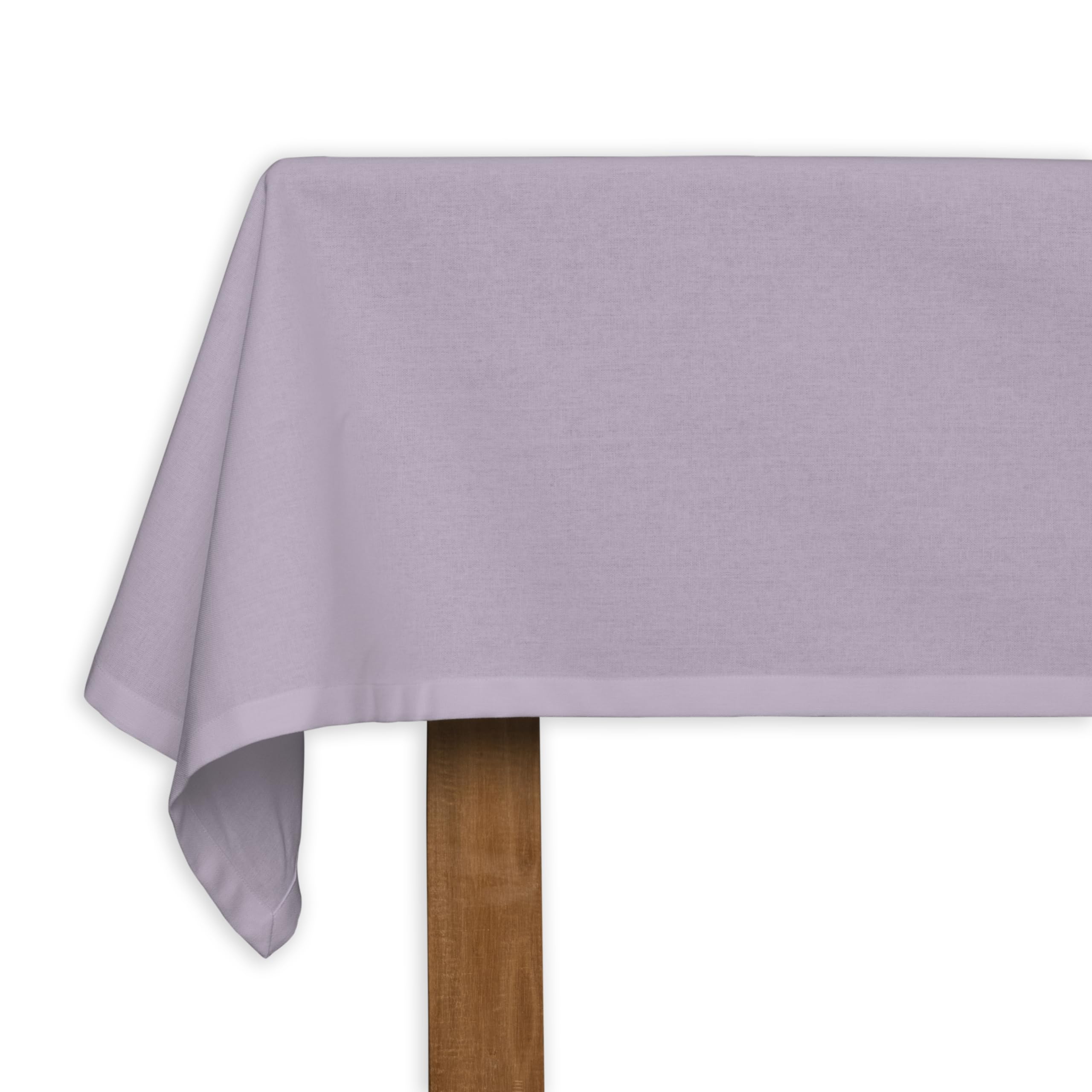 CALICOT Tablecloth Cotton Rectangle TableCover 63x90 Inch Table Cloths Washable Reusable Spring Easter Decor, Kitchen Outdoor Party Wedding Buffet Dining Table Decor|Lavender — image 1