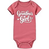 KEDFQV grandma's girl baby clothes grandma girl's clothing infant Bodysuits