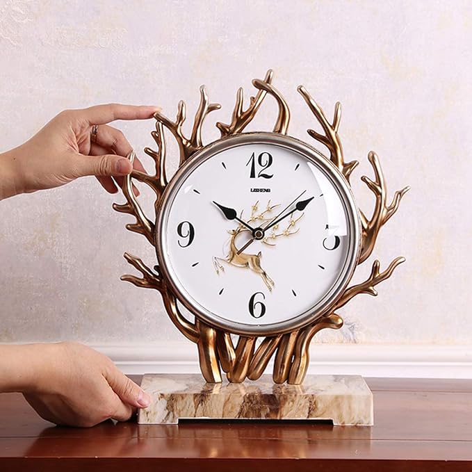 Amazon.de: CAO-Decor Tischuhr für Wohnzimmer Startseite dekorative Uhr