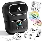 Phomemo M110 Label Makers - Barcode Label Printer Bluetooth Label Maker Portable Thermal Printer for Small Business, Address,