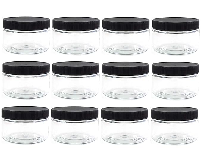 clear storage jars with lids