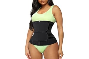 TrainingGirl Women Waist Trainer Cincher Corset Tummy Control Workout Sweat Band Slimmer Belly Belt Weight Loss Sports Girdle