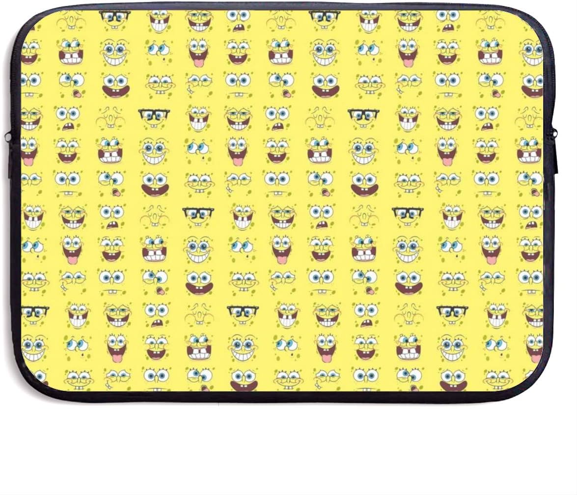CHLING Spongebob Squarepants Laptop Sleeve Bag Compatible 13-15 Inch MacBook Pro/MacBook Air/Surface Book/Surface Laptop