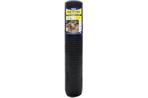 Tenax 2A040006 Deer Net, Black, 7-Feet by 100-Feet