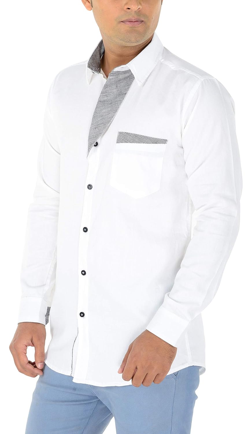 n t fashion men's satin casual shirt